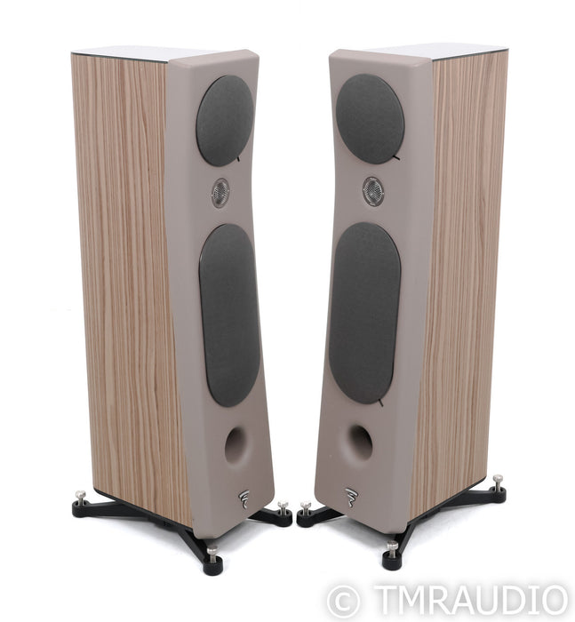 Focal Kanta N2 Floorstanding Speakers; Walnut & Taupe Pair; Kanta 2