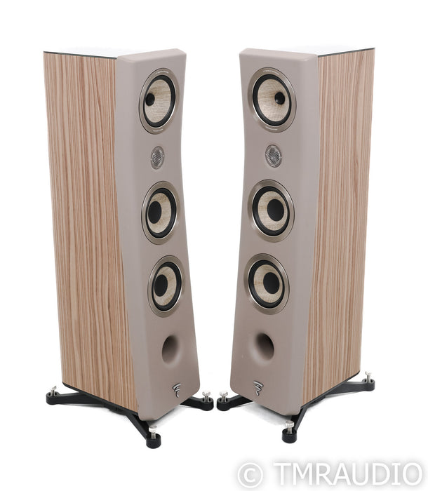 Focal Kanta N2 Floorstanding Speakers; Walnut & Taupe Pair; Kanta 2