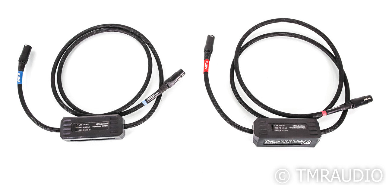 MIT Shotgun S3.3 XLR Cables; 2m Pair Balanced Interconects