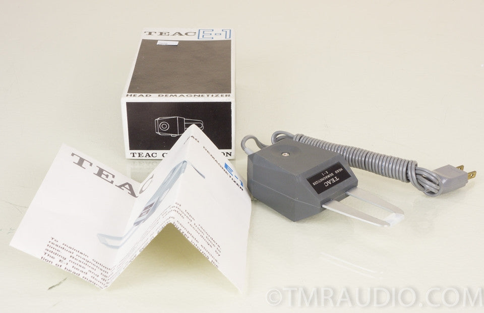 TEAC E-1 Head Demagnetizer tape deck Reel to Reel w/ original box instructions