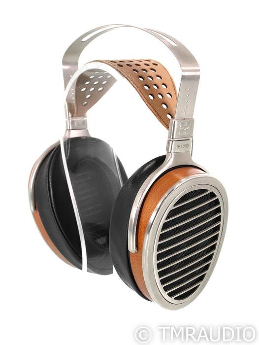 HiFiMan HE1000 V1 Open Back Headphones; Leather case