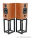 Harbeth Compact 7ES-3 Bookshelf Speakers; Cherry Pair w/ Stands