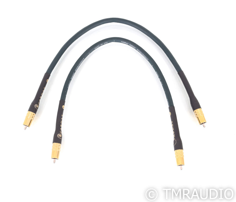 Cardas Parsec RCA Cables; 0.5m Pair Interconnects