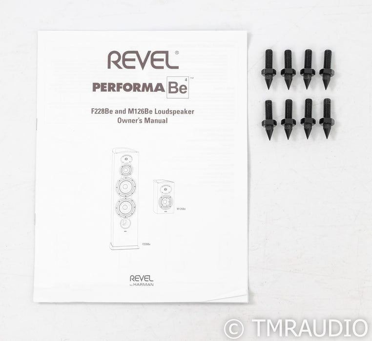 Revel Performa F228BE Floorstanding Speakers; Walnut Pair