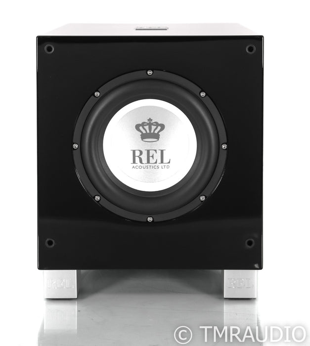 REL T/7i 8" Powered Subwoofer; Gloss Black
