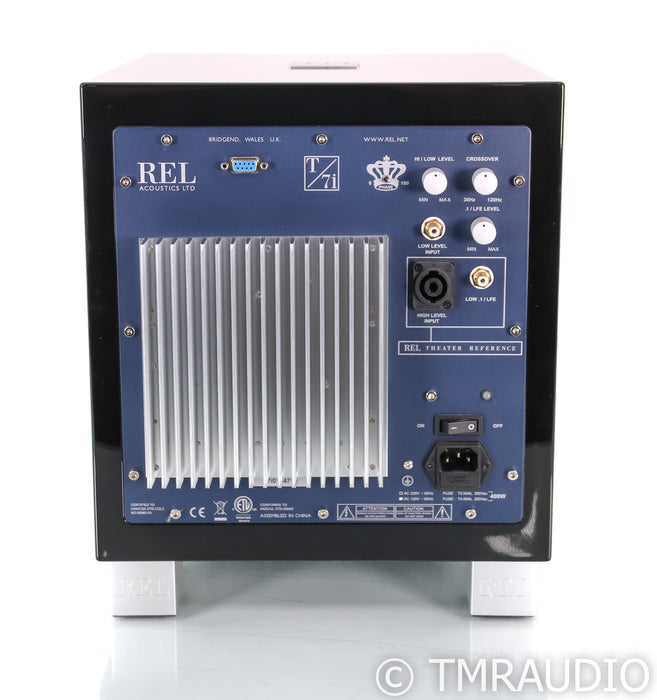 REL T/7i 8" Powered Subwoofer; Gloss Black