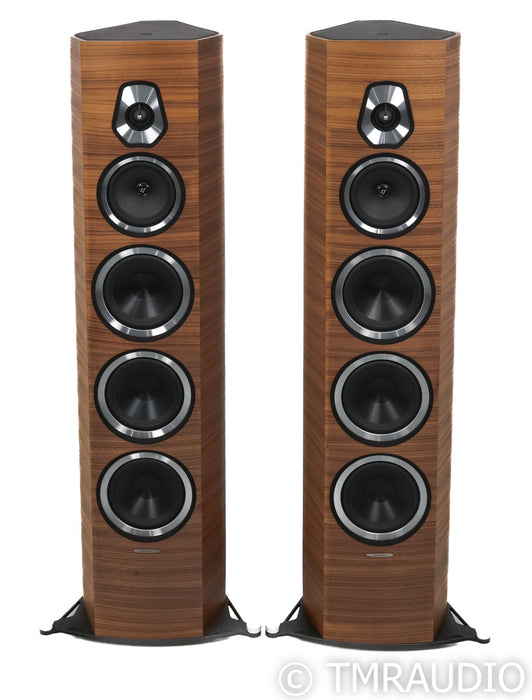 Sonus Faber Sonetto VIII Floorstanding Speakers; Walnut Pair