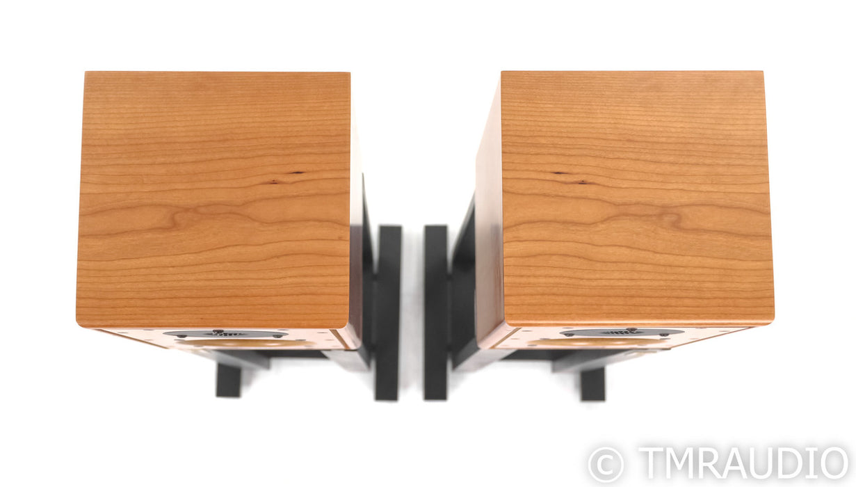 Harbeth P3ESR XD Bookshelf Speakers; Cherry Pair w/ Ton Traeger Stands (Open Box)