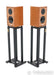 Harbeth P3ESR XD Bookshelf Speakers; Cherry Pair w/ Ton Traeger Stands (Open Box)
