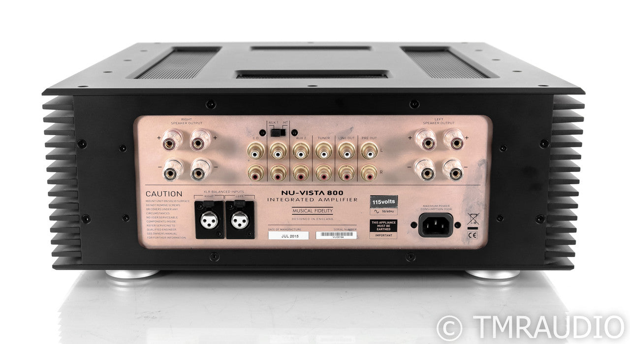 Musical Fidelity Nu-Vista 800 Stereo Integrated Amplifier; Remote