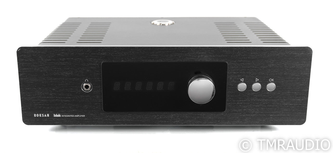 Roksan blak Stereo Integrated Amplifier; Black; Remote; MM Phono