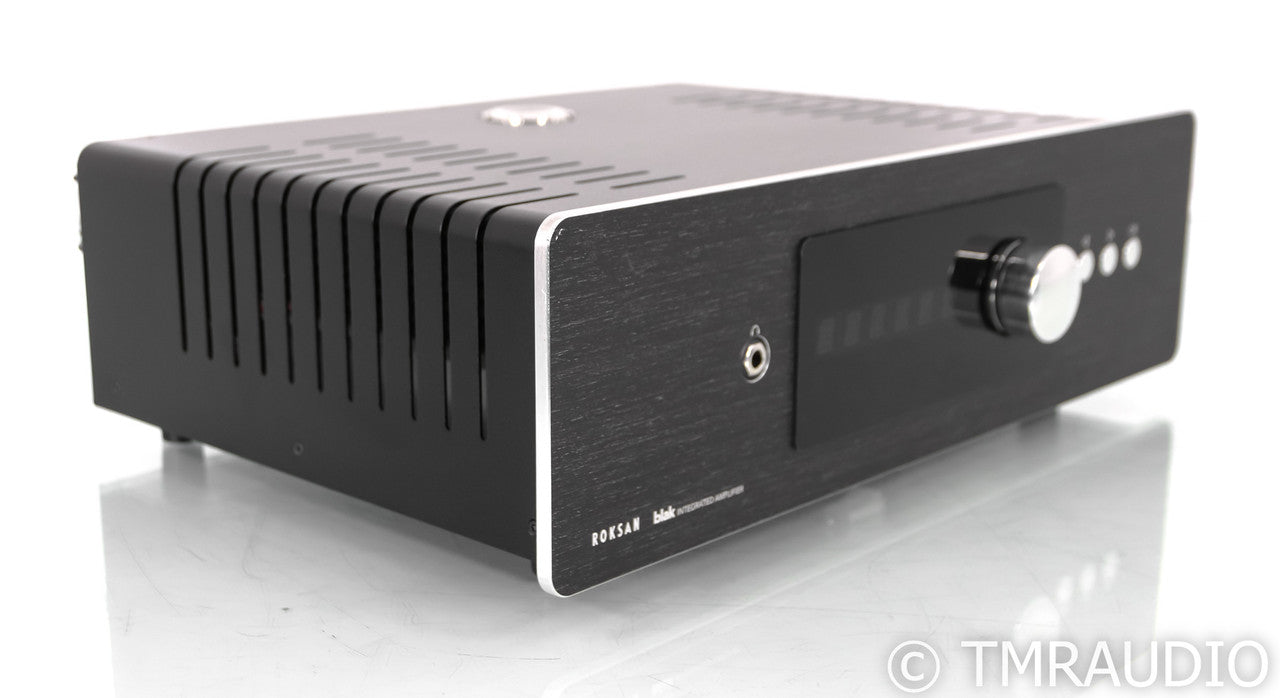 Roksan blak Stereo Integrated Amplifier; Black; Remote; MM Phono