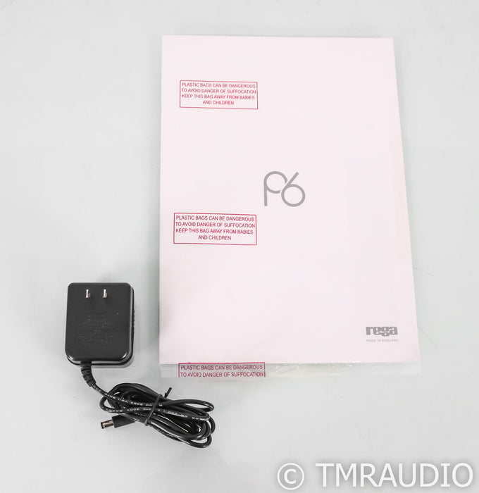 Rega Planar 6 Belt Drive Turntable; RB330 Tonearm; P6; Black (Open Box)