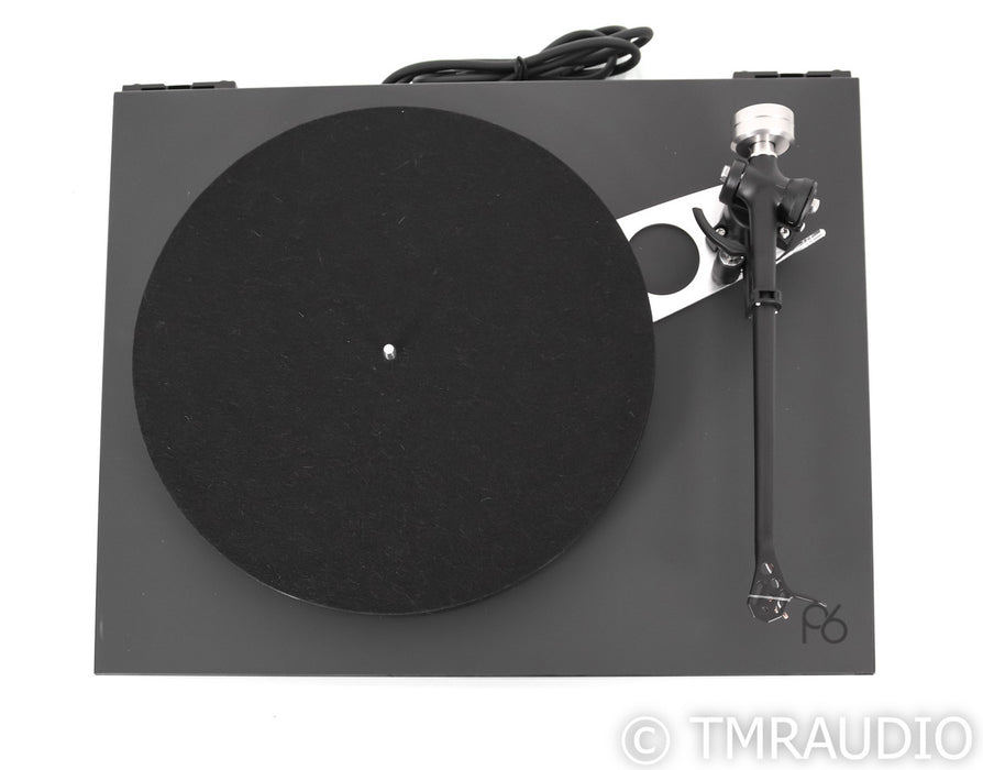 Rega Planar 6 Belt Drive Turntable; RB330 Tonearm; P6; Black (Open Box)