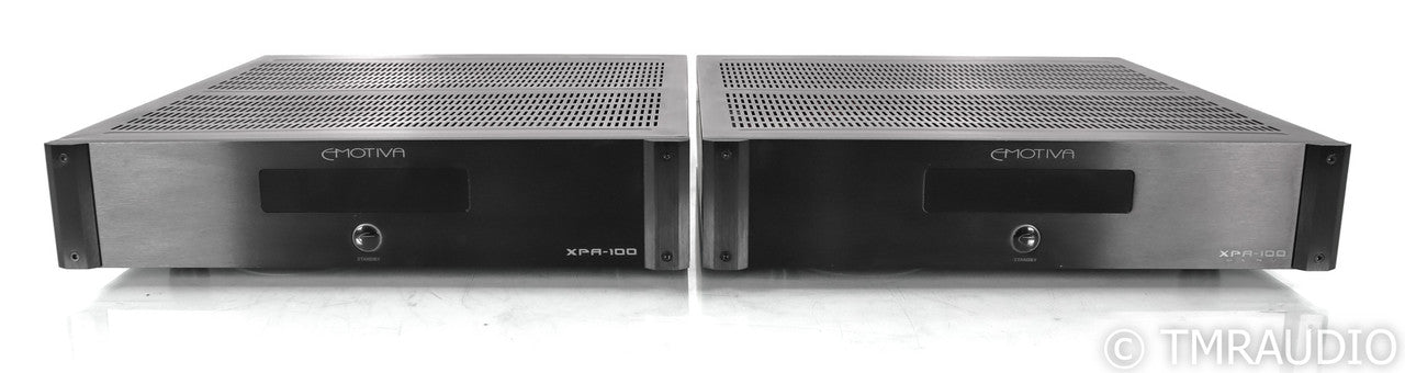 Emotiva XPA-100 Mono Power Amplifiers; Black Pair