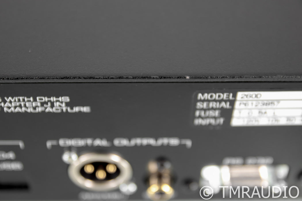 Simaudio 260 D CD Transport; Black; Remote