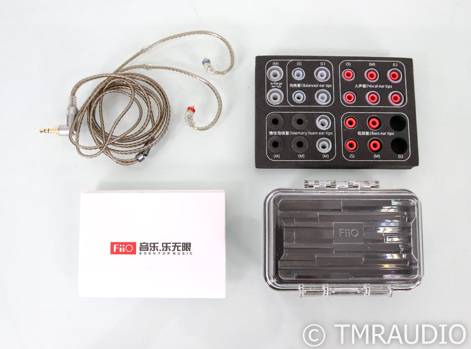FiiO FA7 In-Ear Monitors; FA-7; Red / Blue