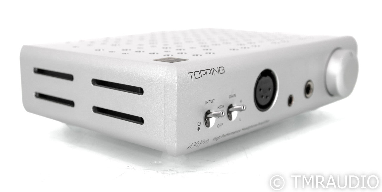 Topping A30 Pro Headphone Amplifier; Silver; A-30