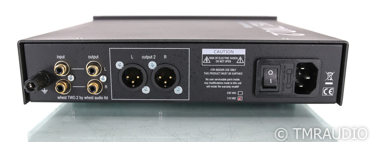 Whest Audio whestTWO.2 MM / MC Phono Preamplifier; Black