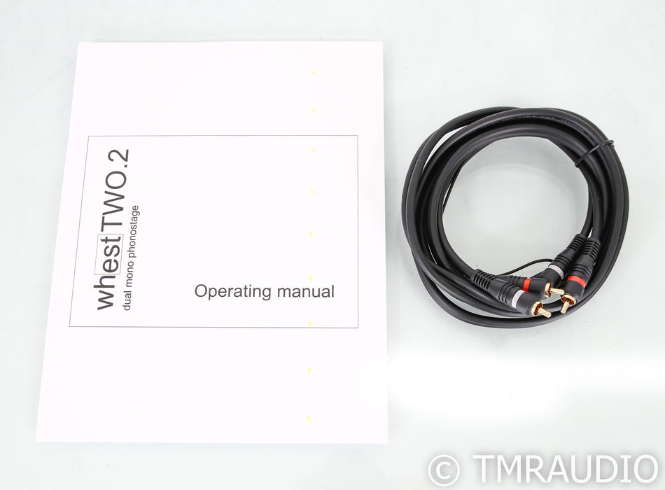Whest Audio whestTWO.2 MM / MC Phono Preamplifier; Black