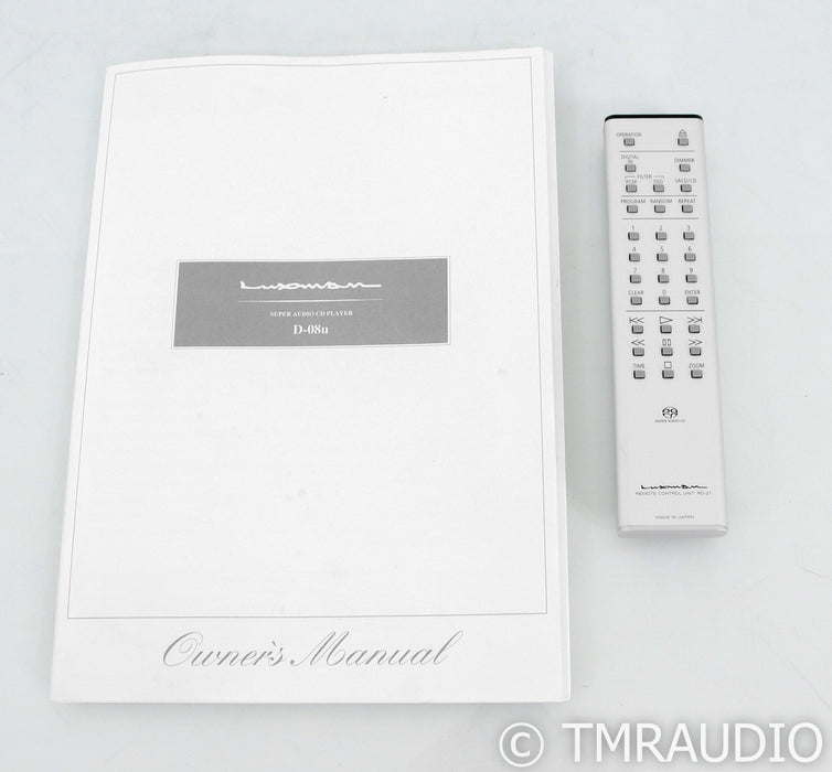 Luxman D-08U DAC / CD / SACD Player; Remote