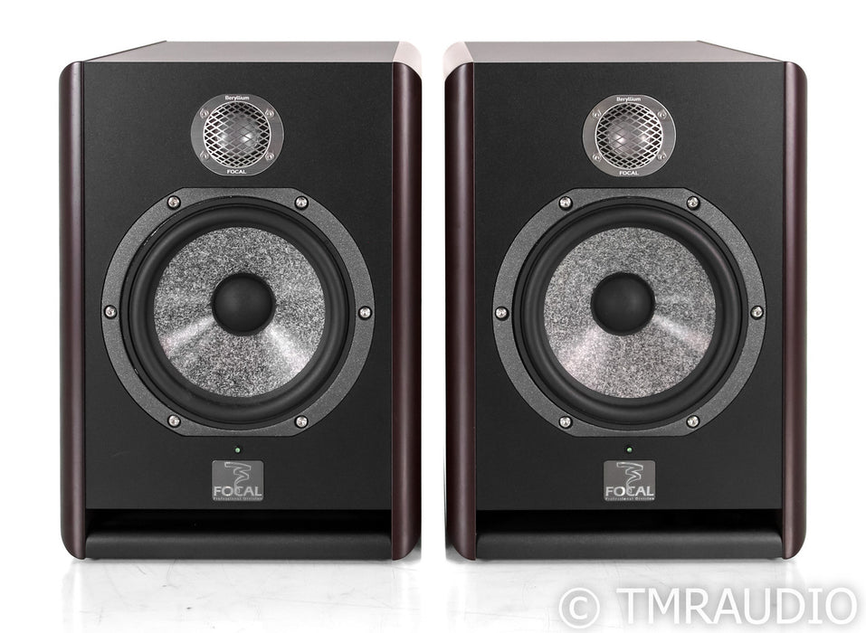 Focal Solo6 Be Powered Bookshelf Speakers; Red Wood Pair; Solo 6 Beryllium