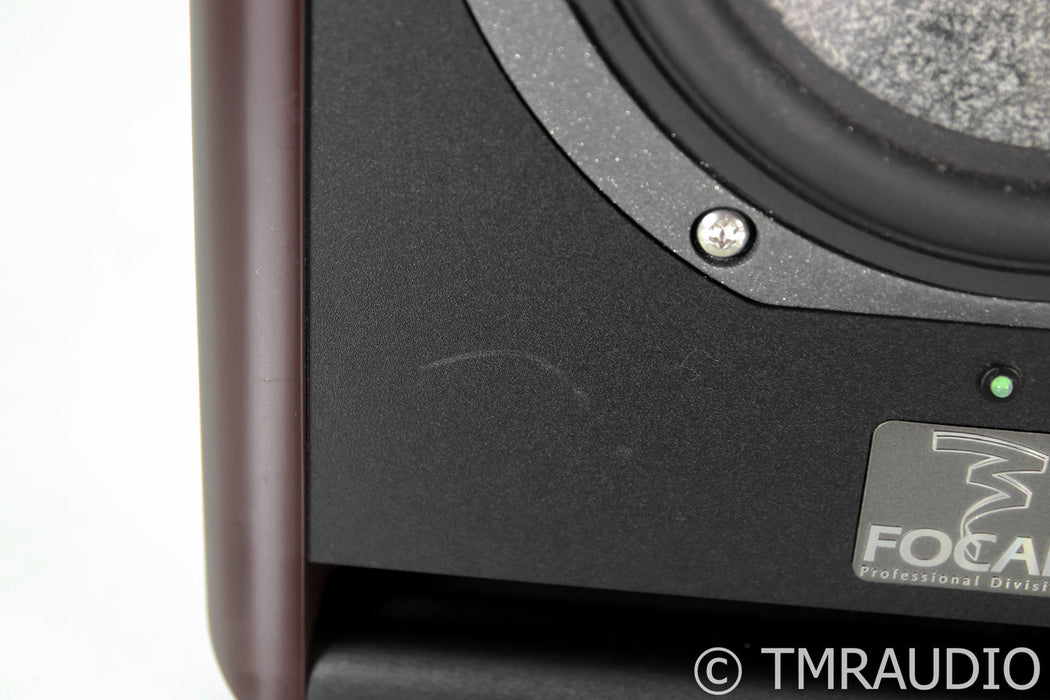 Focal Solo6 Be Powered Bookshelf Speakers; Red Wood Pair; Solo 6 Beryllium