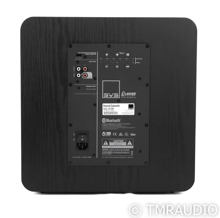 SVS SB-3000 13" Powered Subwoofer; SB3000; Black Ash