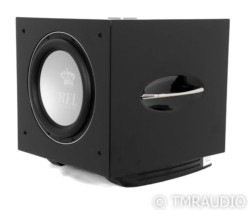 REL S/812 12" Powered Subwoofer; Gloss Black