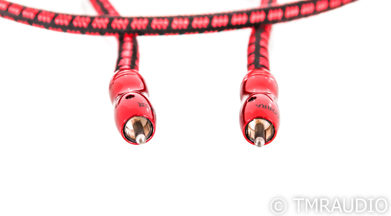 AudioQuest King Cobra RCA Cable; 1m Single Interconnect