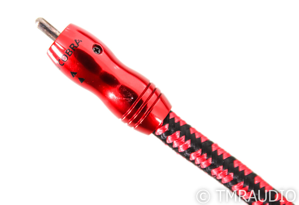 AudioQuest King Cobra RCA Cable; 1m Single Interconnect