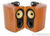 B&W Nautilus 805 Bookshelf Speakers; Natural Cherry Pair