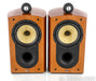 B&W Nautilus 805 Bookshelf Speakers; Natural Cherry Pair