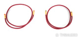 AudioQuest Ruby X 3 Hyperlitz RCA Cables; 1m Pair Interconnects