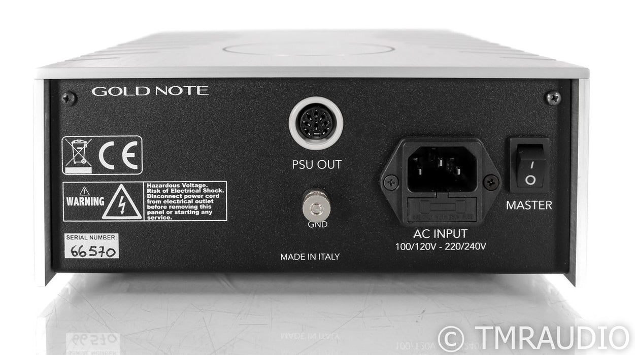 Gold Note PSU-10 EVO External Power Supply; PSU10; Silver