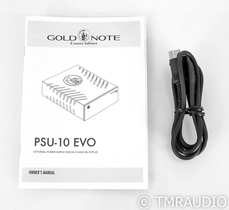 Gold Note PSU-10 EVO External Power Supply; PSU10; Silver
