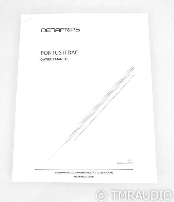 Denafrips Pontus II DAC; D/A Converter