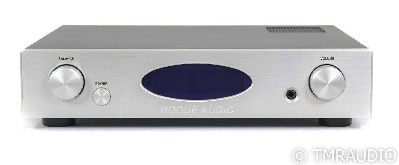 Rogue Audio RP-1 Stereo Tube Preamplifier; Remote; MM Phono; Silver
