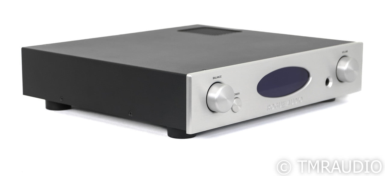 Rogue Audio RP-1 Stereo Tube Preamplifier; Remote; MM Phono; Silver