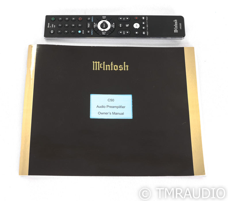 McIntosh C50 Stereo Preamplifier; Remote; MM / MC Phono