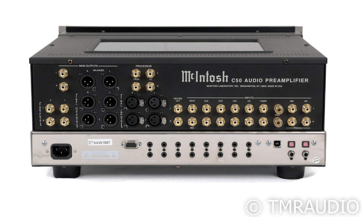 McIntosh C50 Stereo Preamplifier; Remote; MM / MC Phono