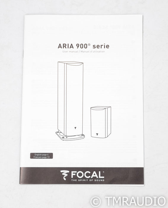 Focal Aria 948 Floorstanding Speakers; Prime Walnut