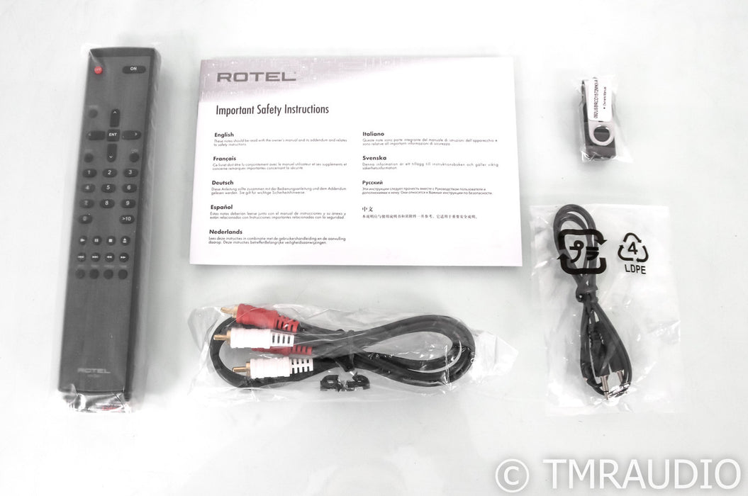 Rotel RCD-1572 MkII CD Player; Silver (Open Box)