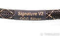 Audio Sensibility Signature V2 Silver XLR Cables; 0.75m Pair Balanced Interconnects; OCC