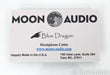 Moon Audio Blue Dragon 1/4" Headphone Cable; For Focal Utopia