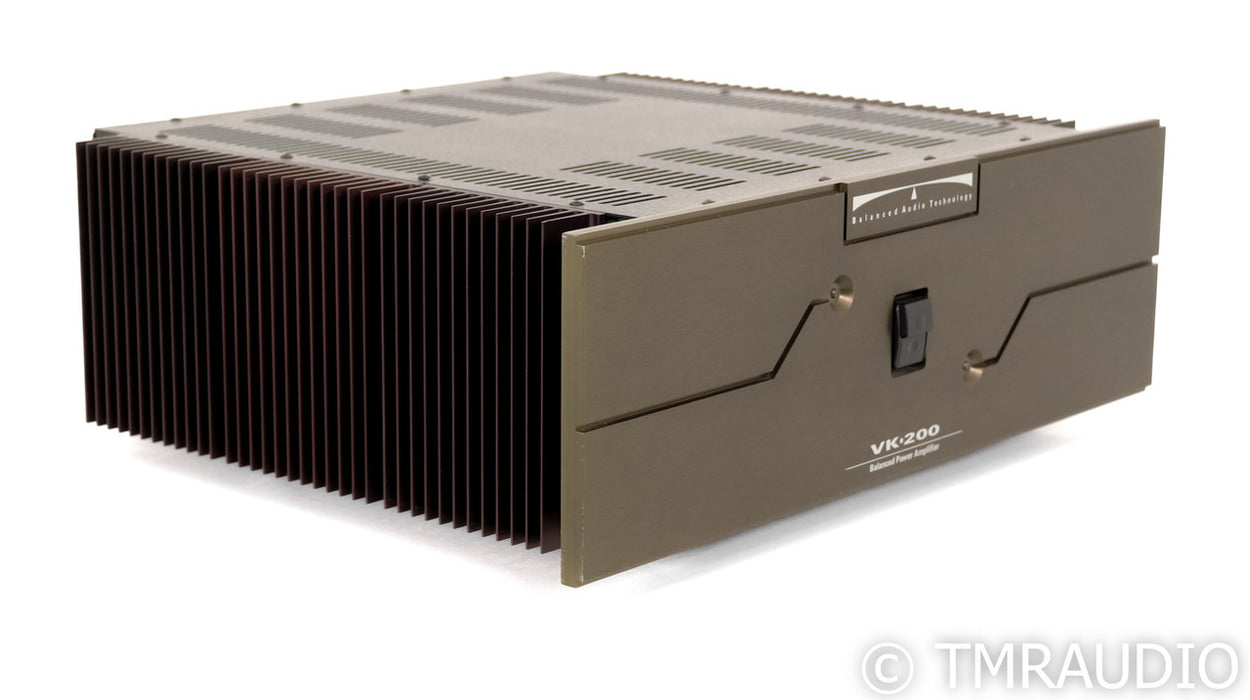 BAT VK-200 Stereo Power Amplifier; VK200; Balanced Audio Technology