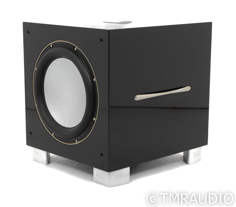 REL S/5 12" Powered Subwoofer; Piano Black; S5