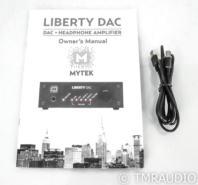 Mytek Liberty DAC / Headphone Amplifier; D/A Converter; Black
