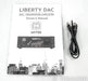 Mytek Liberty DAC / Headphone Amplifier; D/A Converter; Black