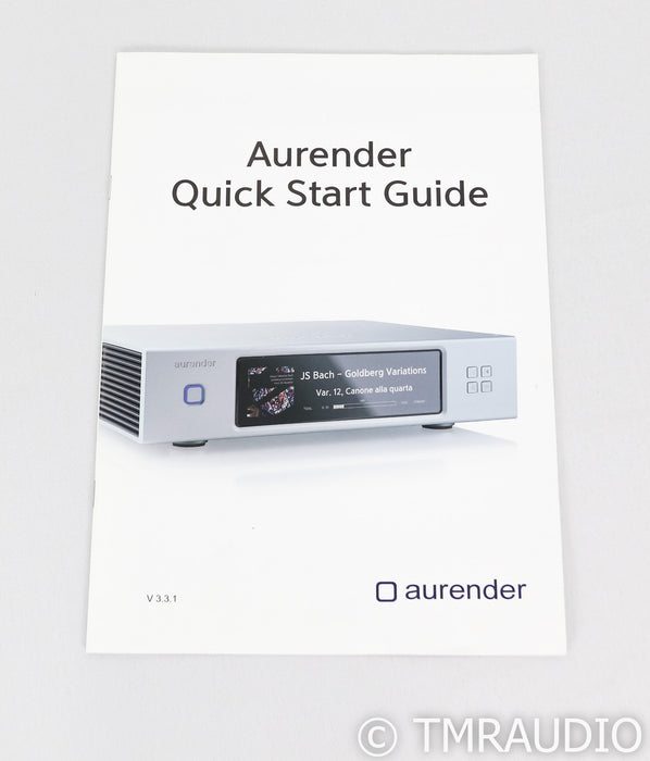 Aurender N20 Network Streamer; Silver; N-20
